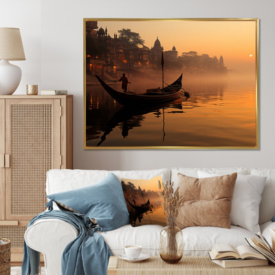 L'hindouisme Varanasi révérence sur toile