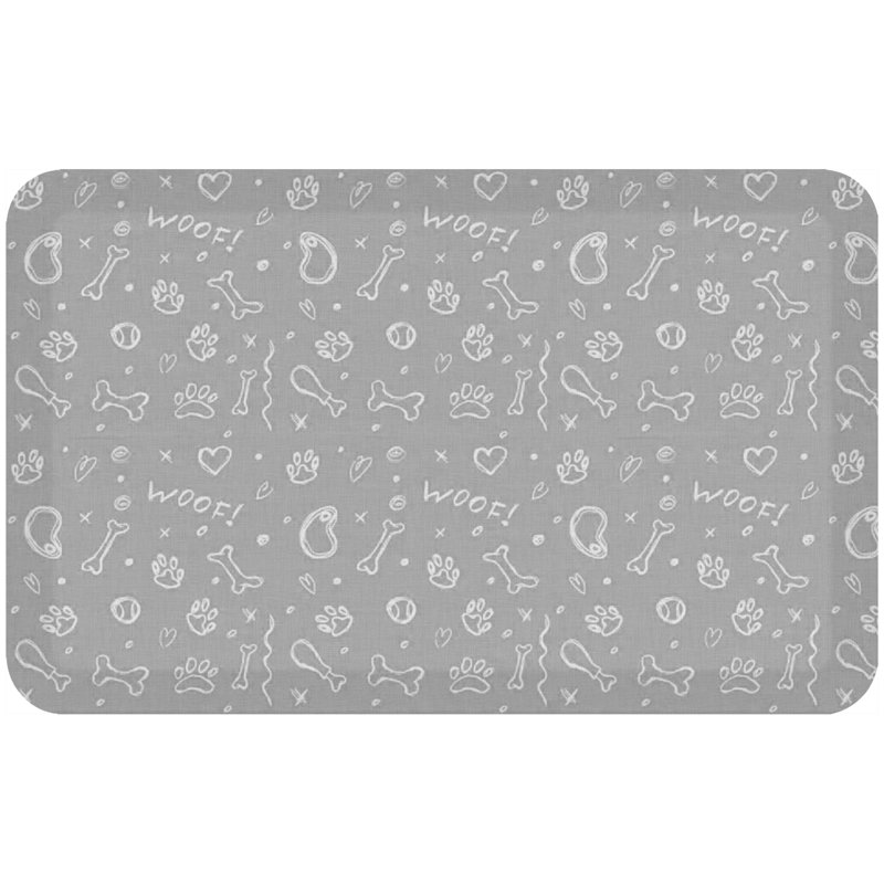 Tapis anti-fatigue Puppy Play, Gris os