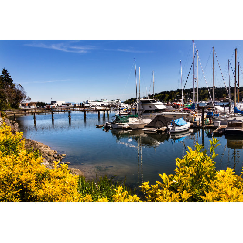 Lasanya Bainbridge Island Harbor by Bpperry - Wrapped Canvas Print, 20cm H x 30cm W x 3.8cm D