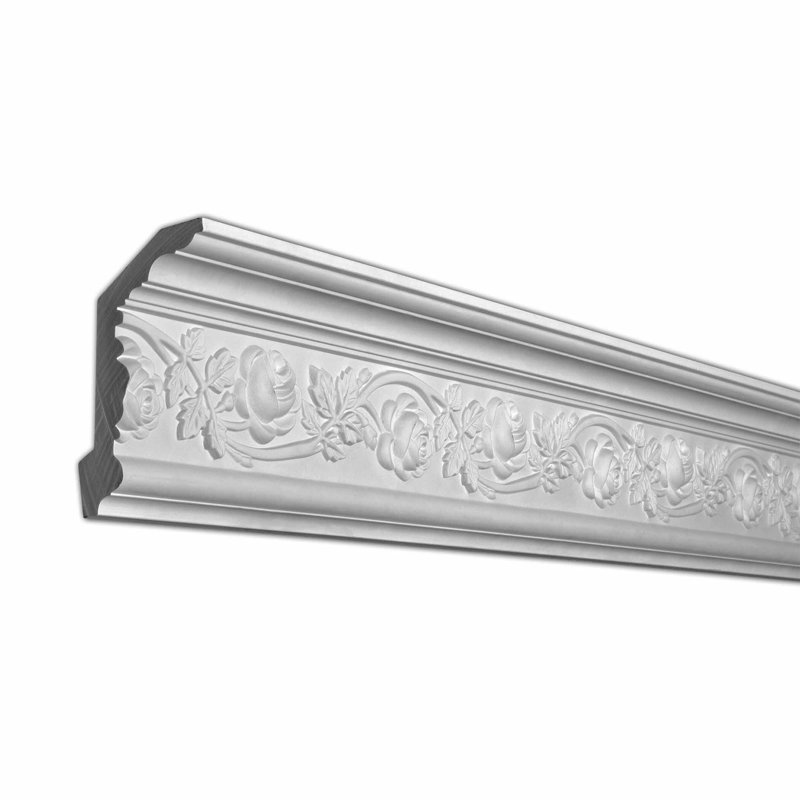 Base en plastique blanche de 1 po d'épaisseur x l 1-3 / 4 po x 96 po de longueur