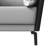Devkran Upholstered Leather Accent Chair Single-Seater Sofa with Steel Legs-1783384771