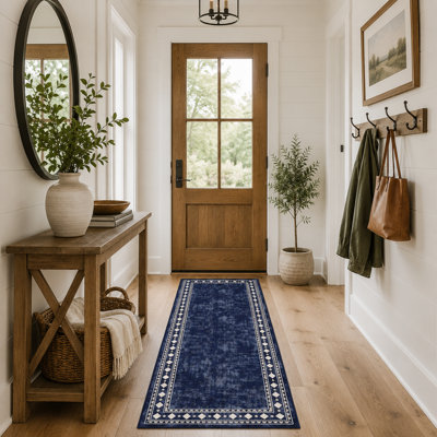 Tapis moderne géométrique, tapis lavable pour le salon, la salle à manger et le bureau