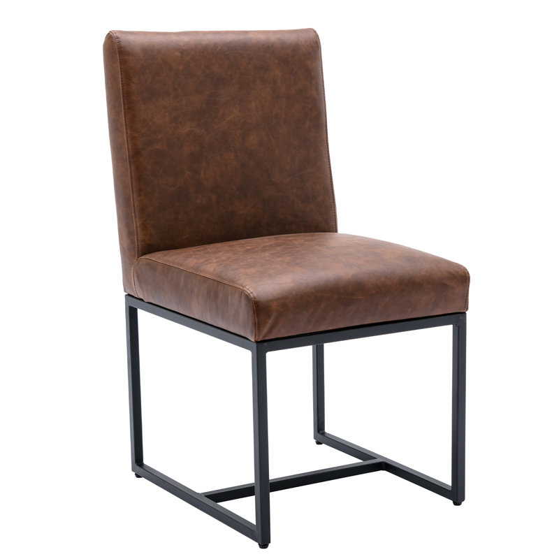 Chaises d'appoint rembourrées Puspha, Brun