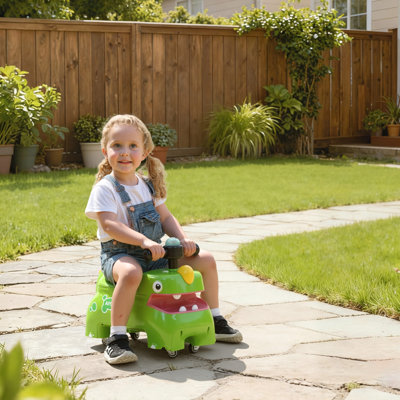 AIYAPLAY Kids Ride On Car, Dinosaur Shape Baby Toddler Walker