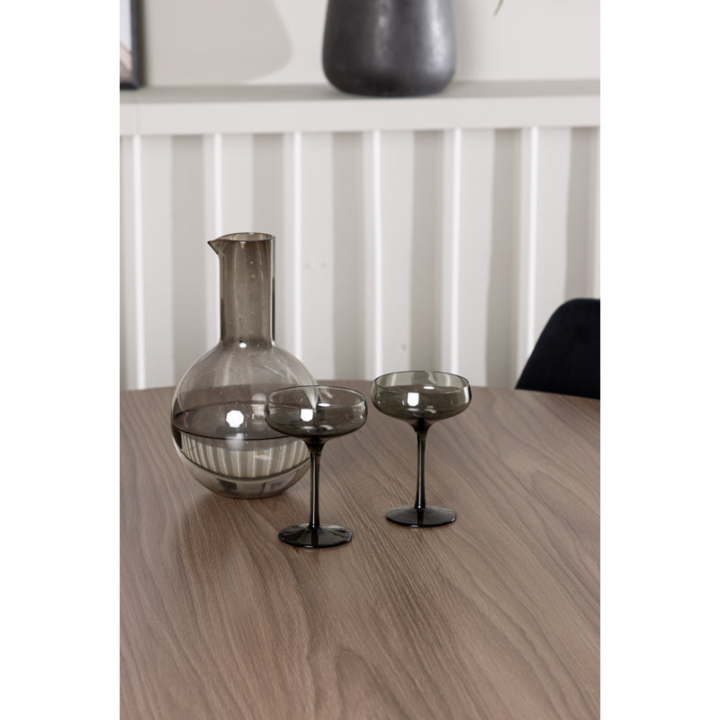 Vazquez 4 - Person Dining Set, Black, Black