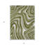 Tapis intérieur gris lavable abstrait 3 pi x 5 pi