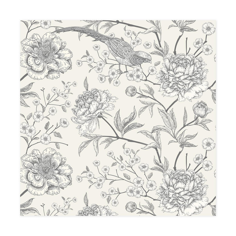 Bordure florale pelez et collez, L 72 po x l 72 po