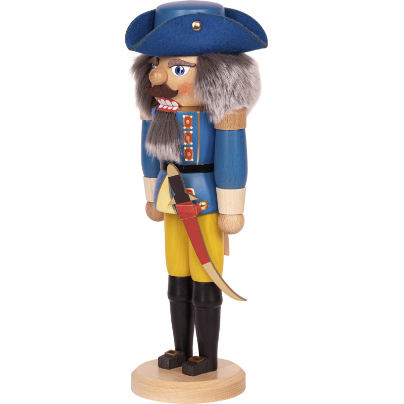 Christmas Nutcracker, Blue/Yellow