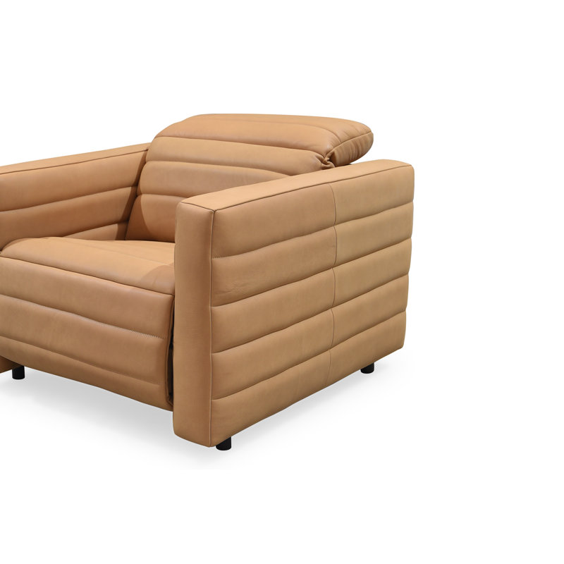 Juno Power Recliner Chair Off White, Tan