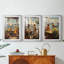 Impression rétro de portrait vintage Lxxi - impression encadrée sur mesure de qualité supérieure - 3 pièces-494334797-494334792