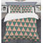Ensemble de housse de couette abstrait géométrique rétro à mid-century-40702226