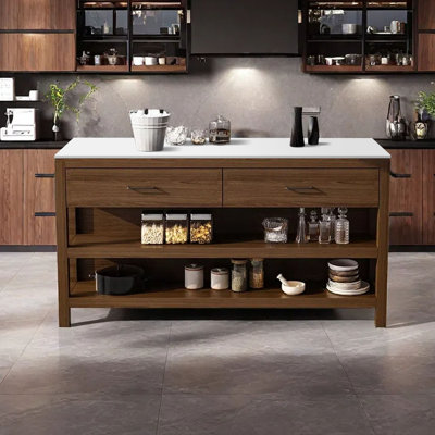 Vintage Kitchen Island by Artistic Soul XKX Premium Furniture