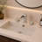 Waterfall 8 In. Widespread Double-Handle Bathroom Faucet