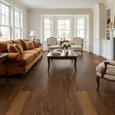 7.7" X 48" X 9.5Mm Waterproof Hybrid Flooring