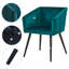 Fauteuil en velours de 20 po Sima-967128118