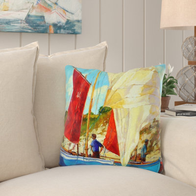Petrillo Outdoor Reversible Throw Pillow