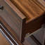 Console rétro en bois massif multifonctionnel