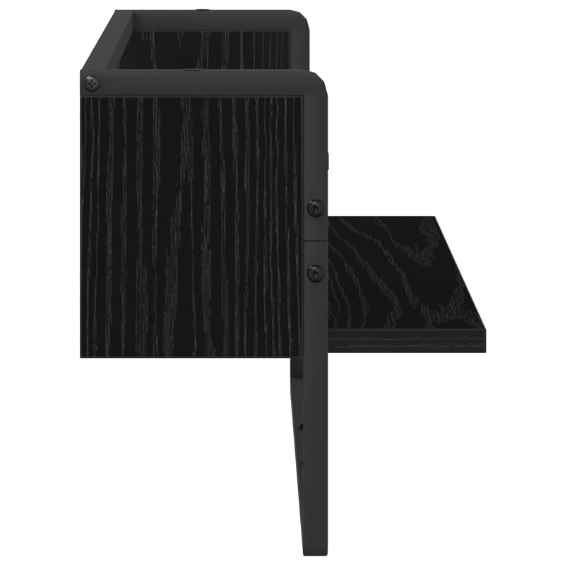  Wall Shelf with Bar Floating Shelf Wall Mounted Shelf Display Wall Rack