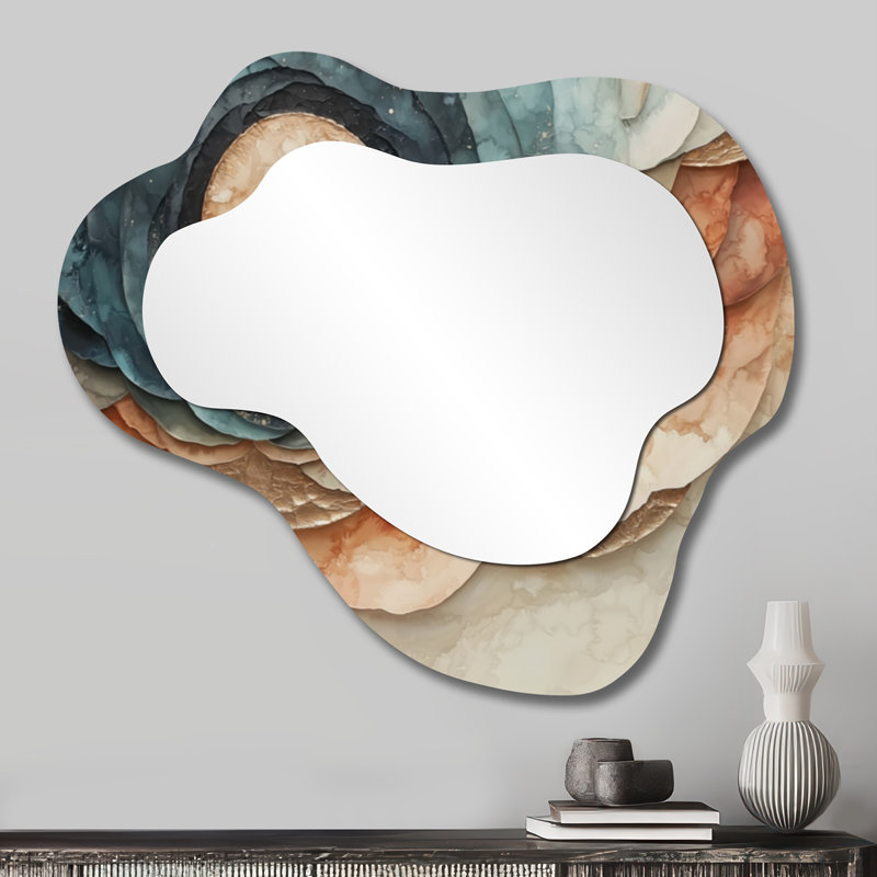 Miroir mural Eclipse Moon Spiral Of Infinity I - Moon Cloud, 25 po x 28 po