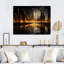 Nyc Cityscape Night Noir sur toile-1998596998-1998597016