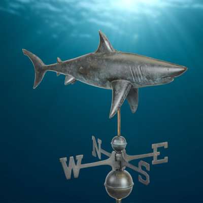32'' H Metal Nautical & Beach Weathervane