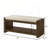 Chic Modern Accent Bench with Lower Shelf Storage and Removable Cushion, Perfect for Entryway and Living Room-1047254339