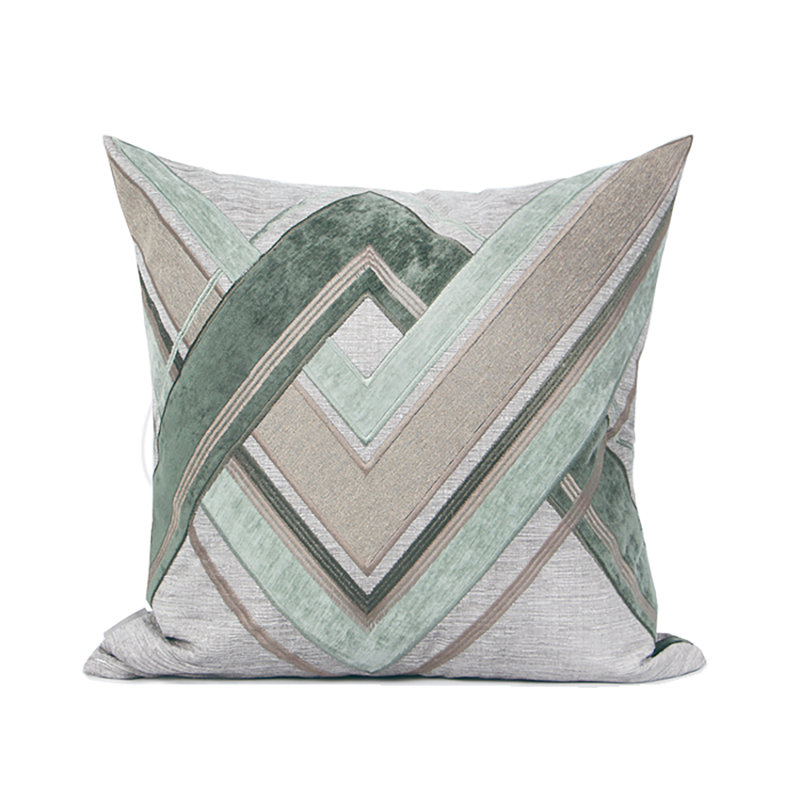Messer Square Throw Pillow Cover