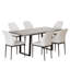 Modern Kitchen Dining Set, Extendable Dining Table with Dining Chairs(1Table 6Table)-194141208-160603499