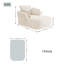 MIMO Chenille Foam Recliner Sofa Bed-463976474