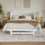 Commode lit escamotable en bois avec tiroir de rangement, station de charge intégrée et matelas Tucson-738224862-738224863