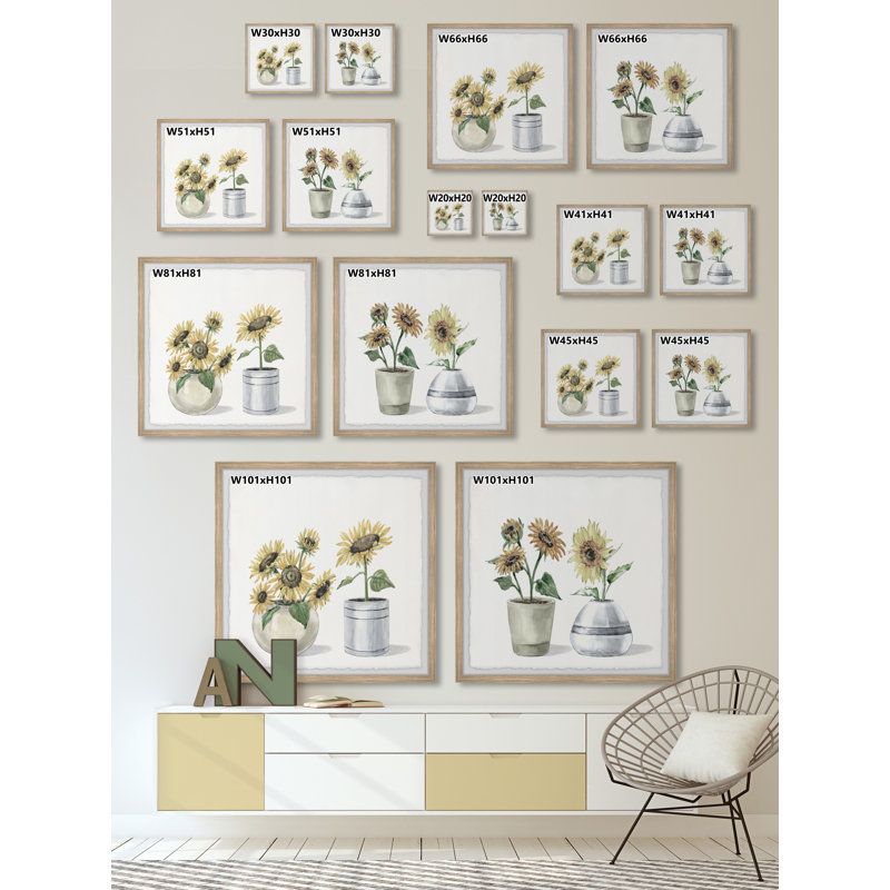 Always In Bloom by Parvez Taj - 2 Piece Single Picture Frame Painting Set, 45" H x 45" W x 3.81" D