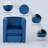 29" Upholstered Barrel Accent Chair With Storage Ottoman For Living Room/Bedroom/Office-91091978