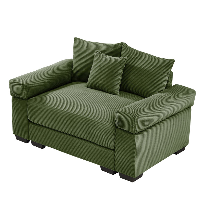 Canapé modulaire surdimensionné 54,3 po Cloud, Vert