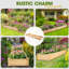 Lit de jardin surélevé en bois Olivers