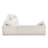 Boucle Upholstered Sofa With Ottoman