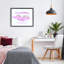 Cadre flottant «Think Pink Float Free», conception par Ziwei Li-372816560-372816567