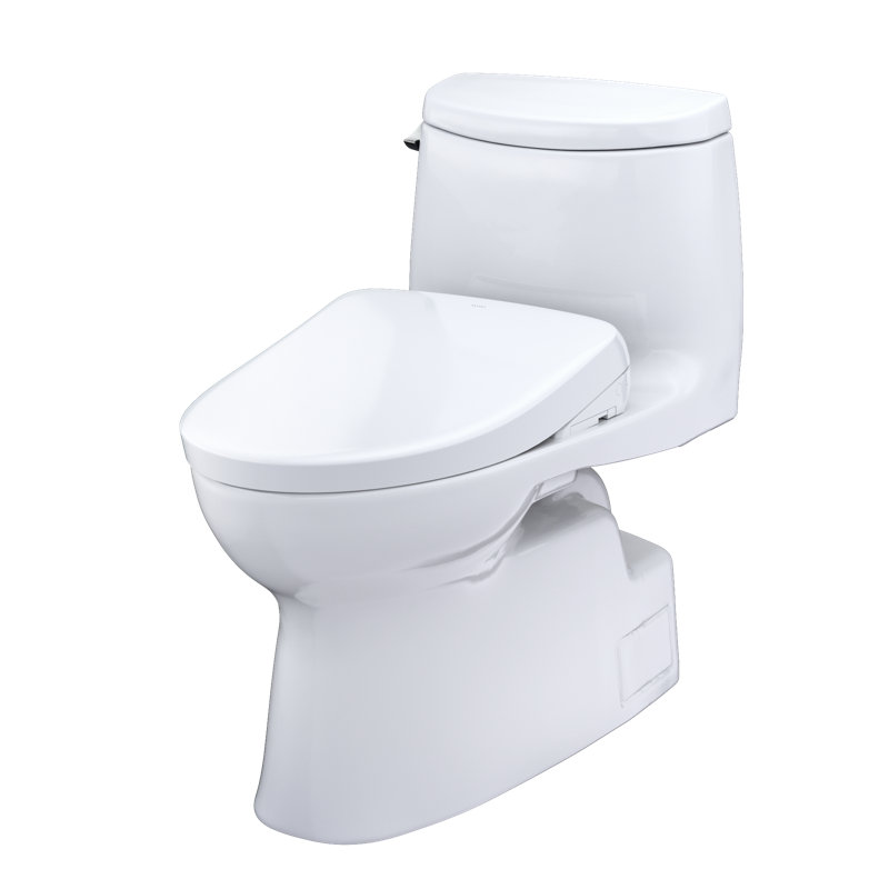 Toilette allongée une pièce au sol WASHLET 1,28 GPF (siège inclus)
