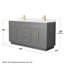 Meuble-lavabo double Beckett-132484537-132484539-132484542