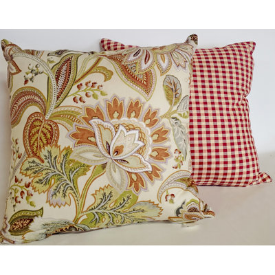 Bassick Square Cotton Pillow Cover & Insert