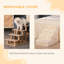 Dylon Four-Step Portable Dog Stairs with Washable Plush Cover-88925302