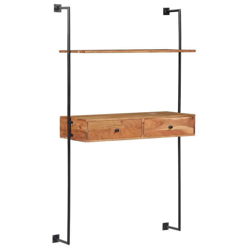 Oakdale Solid Wood Floating Desk