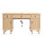 Boho Natural Rattan 58" Modern Executive Desk-693069136