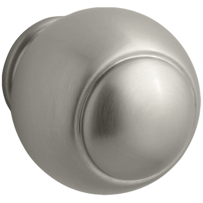 Lyntier 3/4" Diameter Round Knob, Vibrant Brushed Nickel