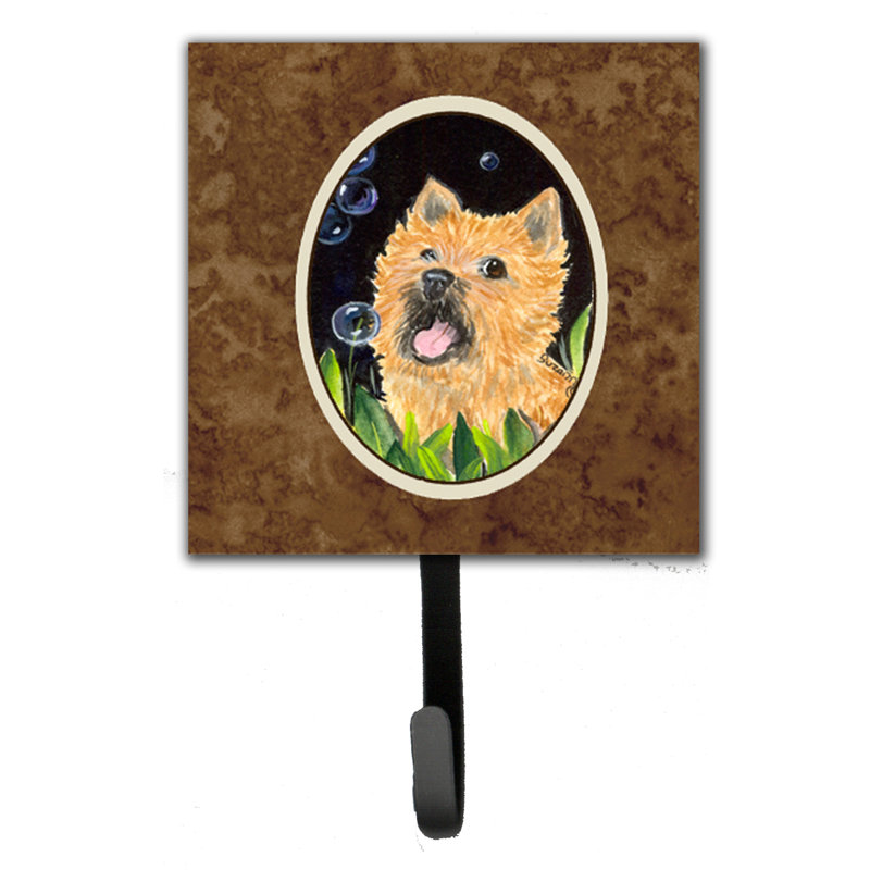 Porte-laisse terrier et crochet mural cairn