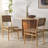 Jeremiah Woven Leather Dining Chair-106648611