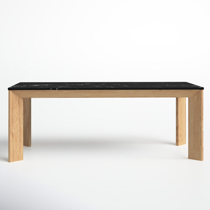 Winnie Dining Table, Black, 38" W x 80" L