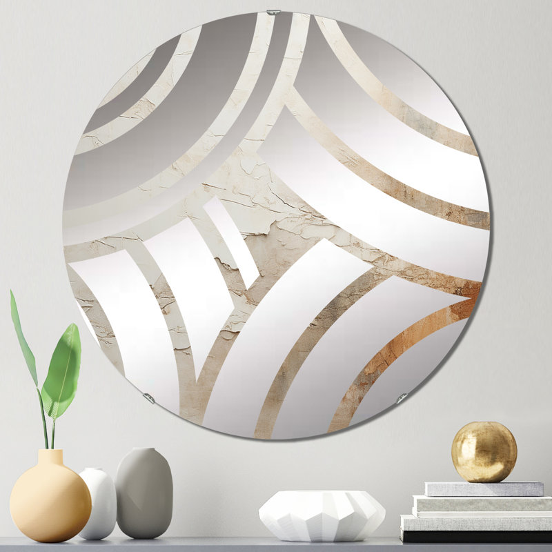 Miroir décoratif Kraker, 23,6 po x 23,6 po