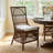 Barkley Wicker/Rattan Slat Back Side Chair-1093901211