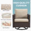 Ensemble de chaise longue pivotante d'extérieur en osier Naresa-643947575-631606947
