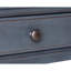 Table de canapé Home Americana 60 po, aucun assemblage requis, bleu velours côtelé